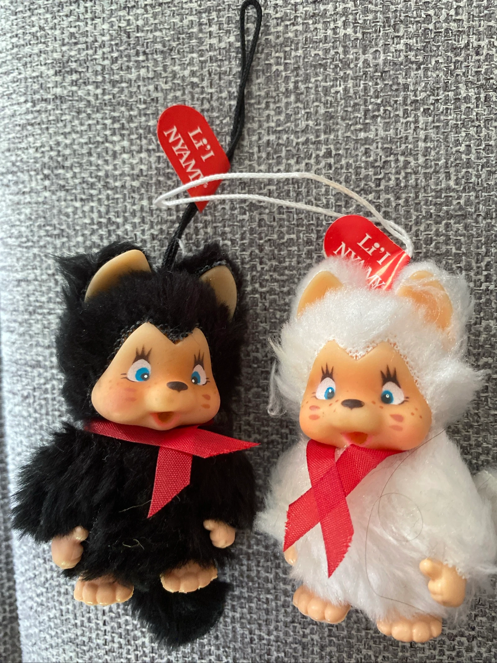 đ± Duo Liâl Niamy Chats - Vintage â Noir & Blanc - Neufs avec Ătiquettes â€ïž